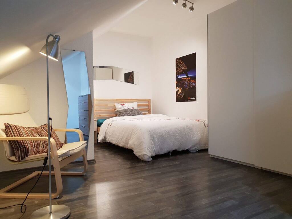 Chambre double meublée (C) – duplex spacieux│Kirchberg, 1b rue Kirchberg B - Cezanne-1
