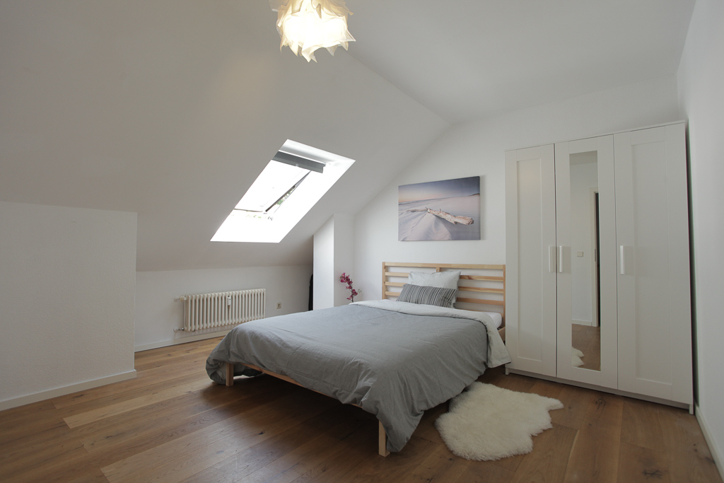 Large double bedroom (E) furnished – modern duplex│Kirchberg, 3b rue de Kirchberg  A - 'VANGOGH'-1