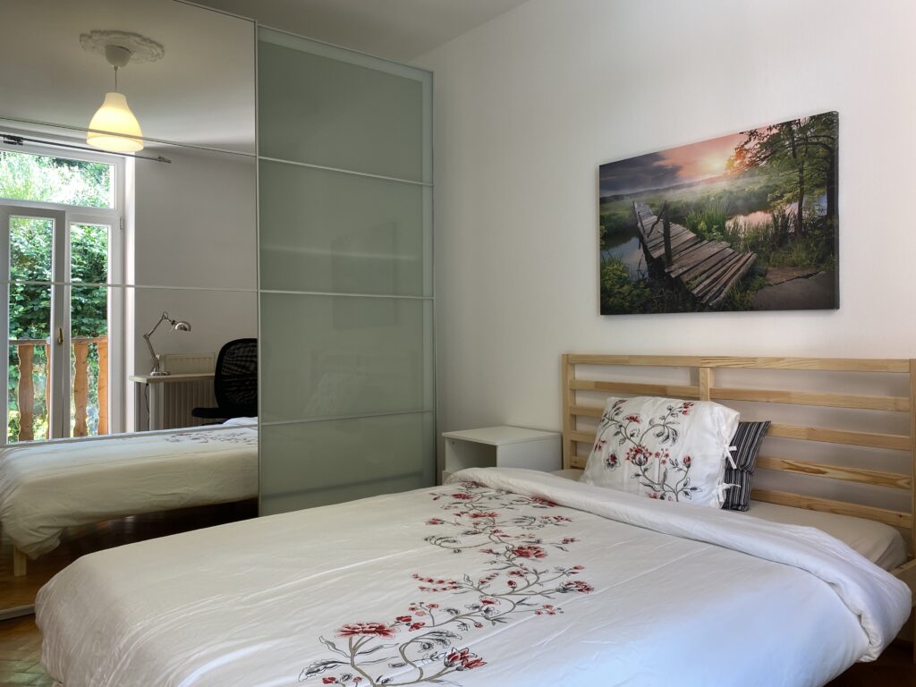 Furnished double bedroom (E) – spacious house | Neudorf, 368, rue de Neudorf - LEIGHTON-1