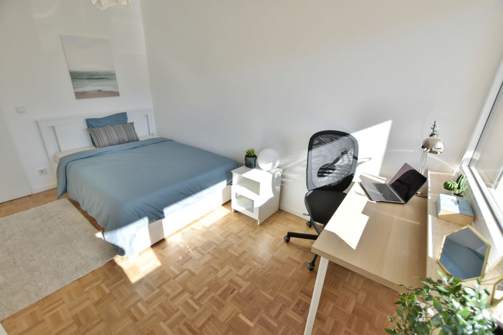 Furnished double bedroom (A) – new flatshare | Senningerberg, 8, rue des Residences-1
