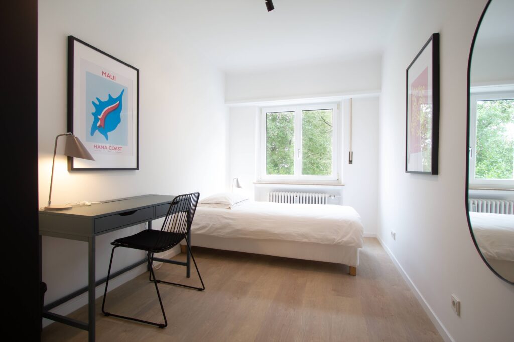 Chambre double meublée (A) – nouvelle colocation | Cessange, 103, rue de Cessange - 'LICHTENSTEIN'-1
