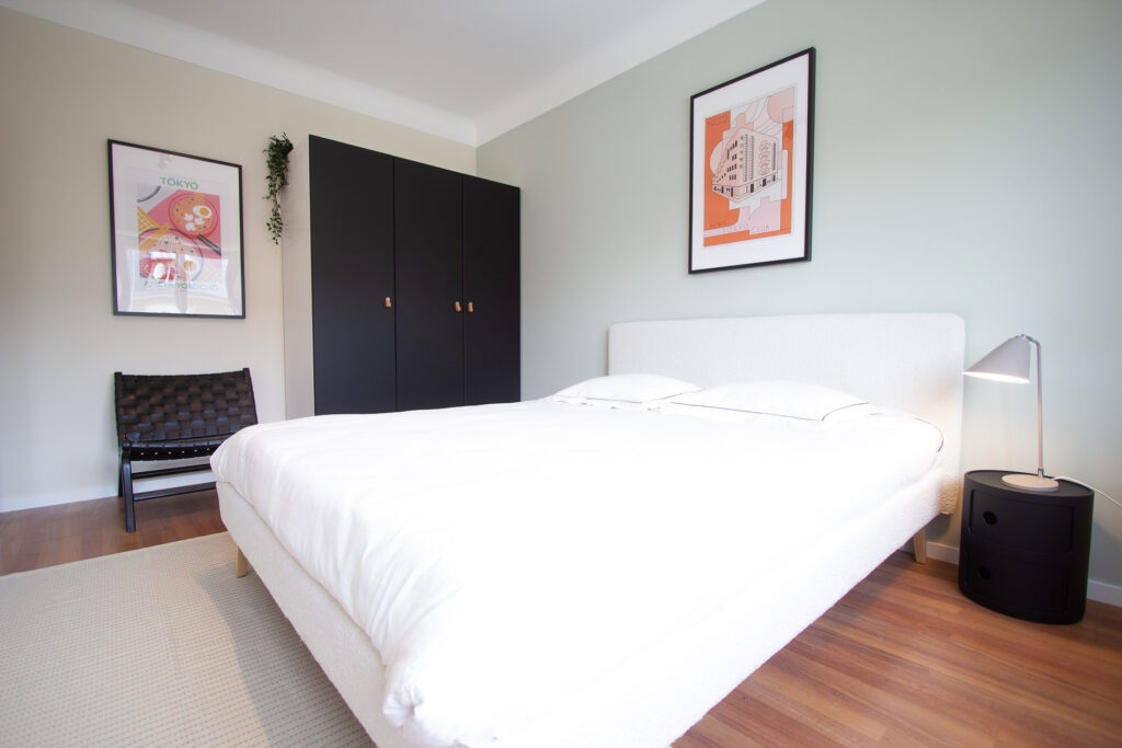 Furnished double bedroom (D) – brand new flatshare | Cessange, 103 rue de Cessange -1
