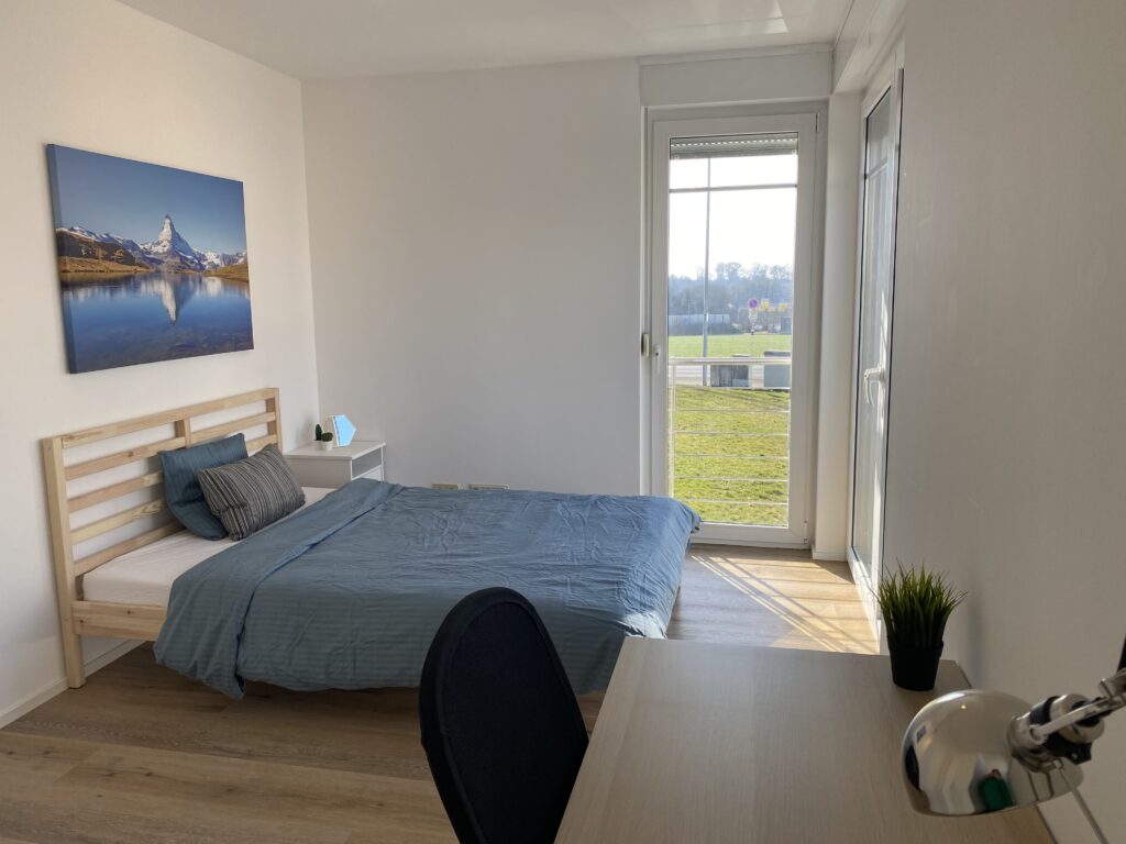 FURNISHED DOUBLE BEDROOM (A) – BRAND NEW PROJECT | CENTS, 2, Op der Heed-1